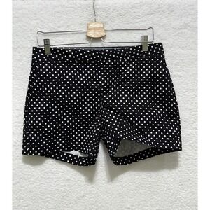 Tommy Hilfiger Women's Polka Dot Shorts‎ Black & White Size 6